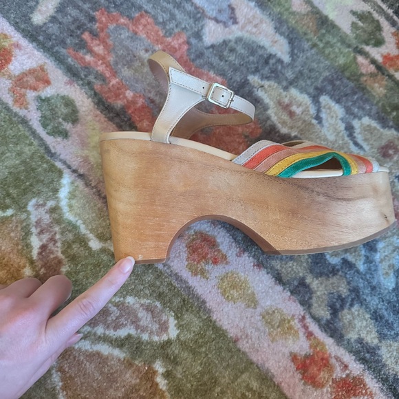 Charlotte Stone Donna Platform Clog - Rainbow - Picture 9 of 11